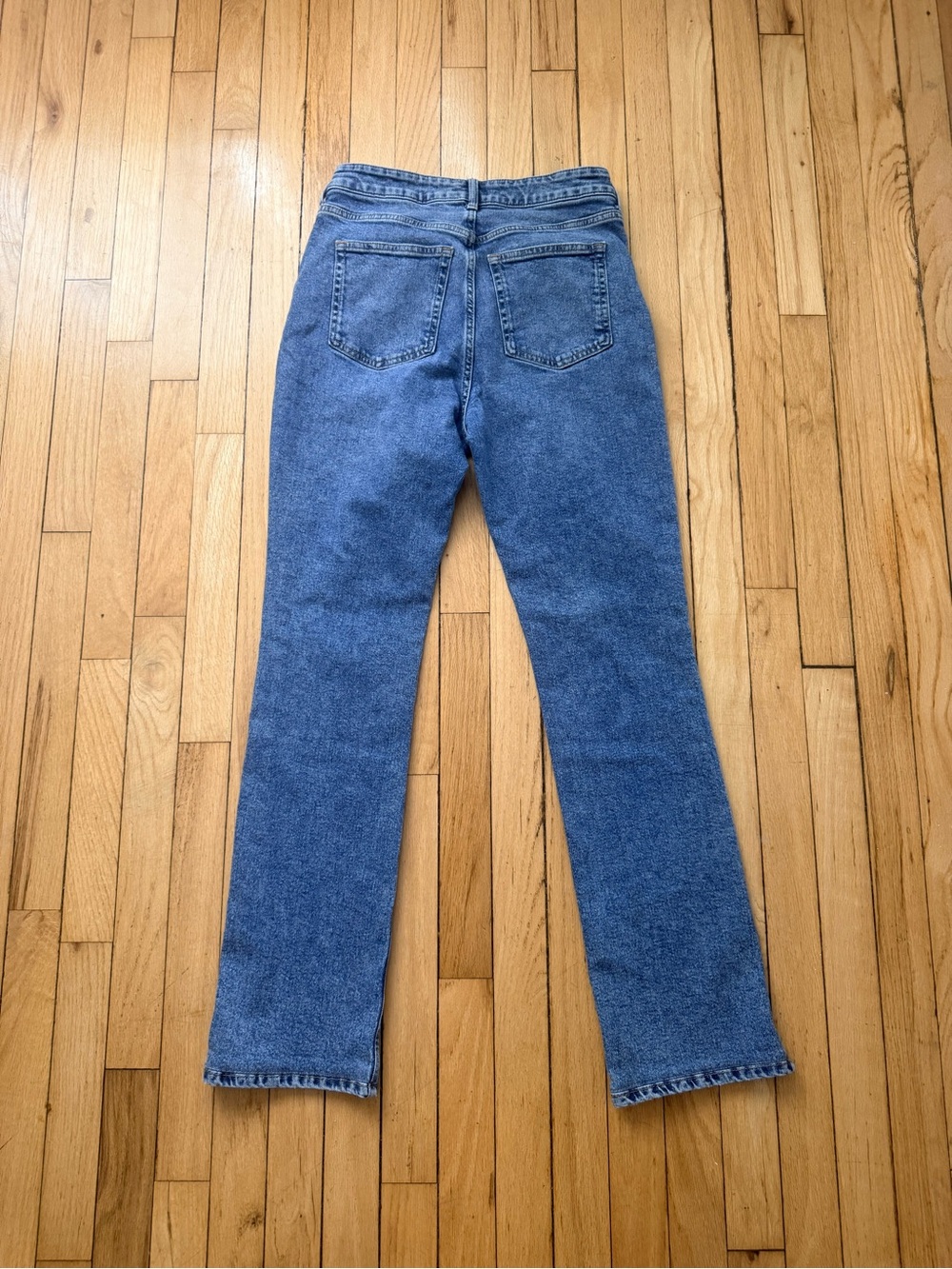 H&M Mid-Blue Straight Leg Jeans - Picture 2 of 4